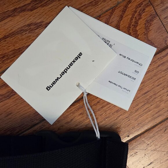 NEW Alexander Wang Women's Linux Nylon Chambray Blue Shoulder Bag - Picture 7 of 7